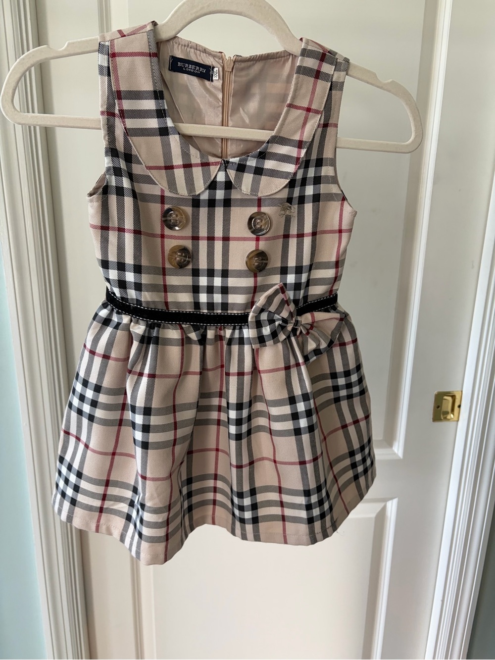 Burberry Children’s Classic Plaid Dress - Like New - Size 4T/5T